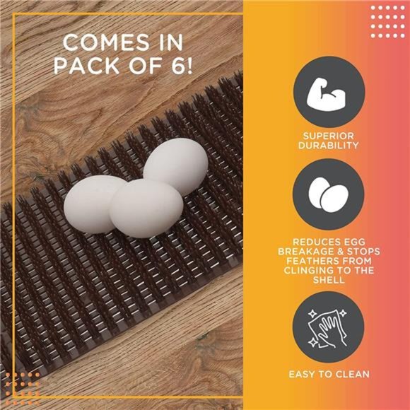 Chicken Nesting Pads - 6 Washable Nesting Pad - Best Chicken coop Accessories - - Picture 6 of 16